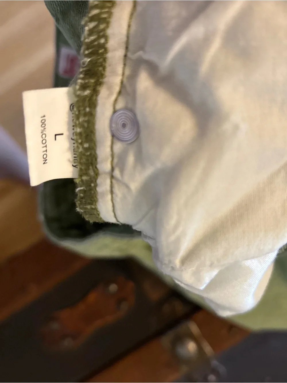 Women’s Western Green Denim Shorts